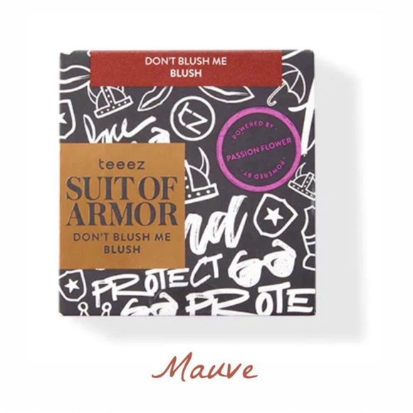 TEEZE Cosmetics Suit Of Armor Don’t Blush Me Blusher in Mauve (matte) | NIB​ - Picture 7 of 8